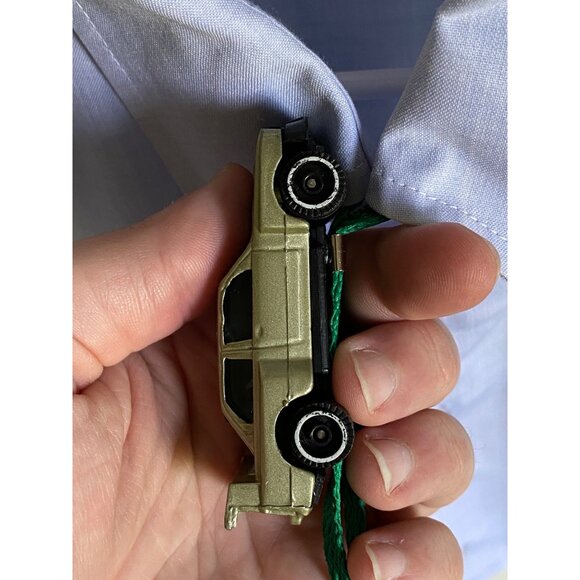 vintage upcycled BMW stripe sports car streetwear kidcore bolo tie lariat tie - Picture 4 of 6